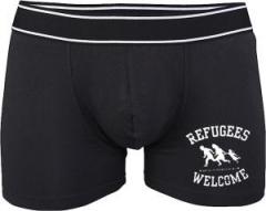 Zum/zur  Boxershort "Refugees welcome (weiß)" für 15,00 € gehen.