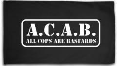 Zur Fahne / Flagge (ca. 150x100cm) "A.C.A.B. - All cops are bastards" für 20,00 € gehen.