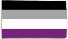 Zur Fahne / Flagge (ca. 150x100cm) "Asexuell" für 25,00 € gehen.