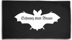 Zur Fahne / Flagge (ca. 150x100cm) "Fledermaus - schwarz statt braun" für 16,10 € gehen.