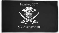 Zur Fahne / Flagge (ca. 150x100cm) "G20 versenken" für 25,00 € gehen.