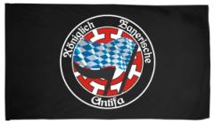 Zum/zur  Fahne / Flagge (ca. 150x100cm) "Königlich Bayerische Antifa Mühldorf" für 18,00 € gehen.