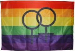 Zur Fahne / Flagge (ca. 150x100cm) "Pride female" für 16,10 € gehen.
