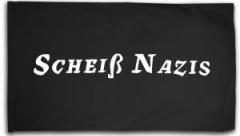 Zur Fahne / Flagge (ca. 150x100cm) "Scheiß Nazis" für 20,00 € gehen.