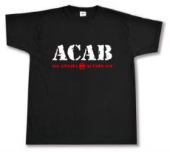 Zum T-Shirt "ACAB Antifa Action" für 13,12 € gehen.