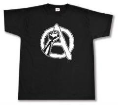 Zum T-Shirt "Anarchie Faust" für 13,12 € gehen.