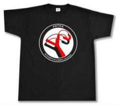 Zum T-Shirt "Antifa Kampfausbildung" für 16,10 € gehen.