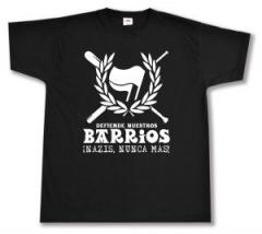 Zum T-Shirt "Defiende nuestros Barrios" für 15,00 € gehen.