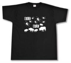 Zum T-Shirt "Die spinnen die Bullen" für 13,12 € gehen.