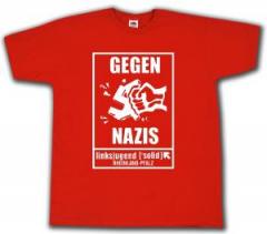 Zum/zur  T-Shirt "Gegen Nazis - linksjugend [´solid] Rheinland-Pfalz" für 15,00 € gehen.