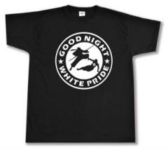 Zum T-Shirt "Good night white pride - Ninja" für 13,12 € gehen.