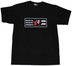 Zum T-Shirt "Hasta la victoria siempre" für 13,12 € gehen.