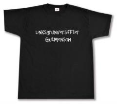 Zum T-Shirt "Linksgrün versiffter Gutmensch" für 15,00 € gehen.