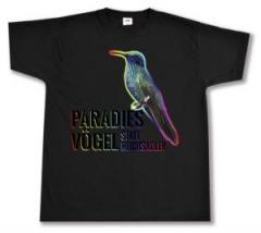 Zum/zur  T-Shirt "Paradiesvögel statt Reichsadler" für 17,00 € gehen.