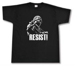 Zum T-Shirt "Resist!" für 13,12 € gehen.