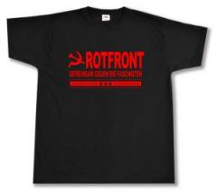 Zum T-Shirt "Rotfront - Gemeinsam gegen die Faschisten" für 13,12 € gehen.
