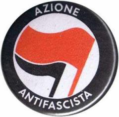 Zum 50mm Button "Azione Antifascista (rot/schwarz)" für 1,40 € gehen.