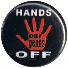 Zum 50mm Button "Hands off our genes" für 1,40 € gehen.