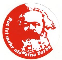 Zum Aufkleber "Rot ist mehr als eine Farbe" von Karl Marx für 1,00 € gehen.