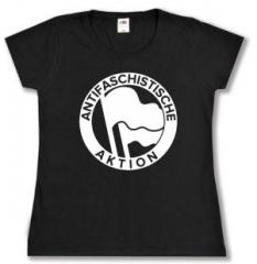Zum tailliertes T-Shirt "Antifaschistische Aktion (1932, weiß)" für 14,00 € gehen.