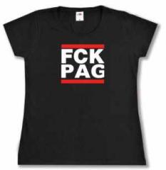 Zum tailliertes T-Shirt "FCK PAG" für 14,00 € gehen.