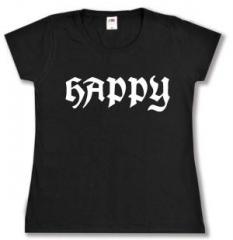 Zum tailliertes T-Shirt "Happy APPD" für 14,00 € gehen.
