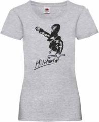 Zum tailliertes T-Shirt "Militant" für 14,62 € gehen.