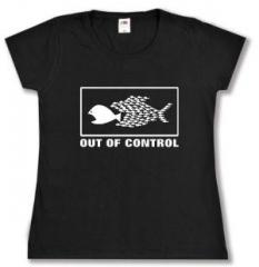 Zum tailliertes T-Shirt "Out of Control" für 14,00 € gehen.