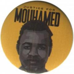 Zum 25mm Button "Justice for Mouhamed" für 1,00 € gehen.