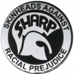 Zum 25mm Button "Sharp - Skinheads against Racial Prejudice" für 0,80 € gehen.