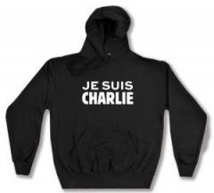 Zum Kapuzen-Pullover "Je suis Charlie" für 28,00 € gehen.