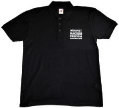 Zum Polo-Shirt "Against Racism, Fascism, Nationalism" für 16,10 € gehen.