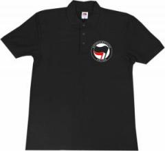Zum Polo-Shirt "Antifaschistische Aktion (schwarz/rot)" für 16,10 € gehen.