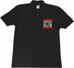 Zum Polo-Shirt "RFGS WLCM" für 16,10 € gehen.
