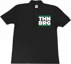 Zum Polo-Shirt "THNBRG" für 16,10 € gehen.