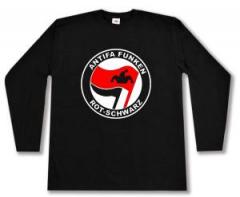 Zum Longsleeve "Antifa Funken (rot/schwarz)" für 13,00 € gehen.