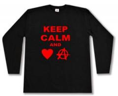 Zum Longsleeve "Keep calm and love anarchy" für 13,12 € gehen.