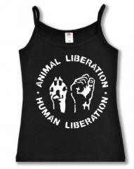 Zum Trägershirt "Animal Liberation - Human Liberation" für 15,00 € gehen.