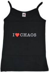 Zum Trägershirt "I love Chaos" für 15,00 € gehen.