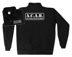 Zum Sweat-Jacket "A.C.A.B. - All cops are bastards" für 27,00 € gehen.