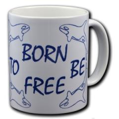 Zur Tasse "Born to be free" für 10,00 € gehen.