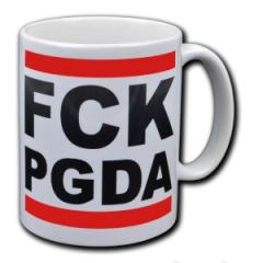 Zur Tasse "FCK PGDA" für 10,00 € gehen.