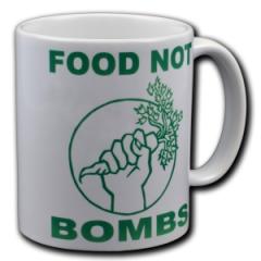 Zur Tasse "Food Not Bombs" für 10,00 € gehen.
