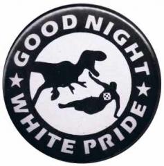 Zum 25mm Magnet-Button "Good night white pride - Dinosaurier" für 2,00 € gehen.