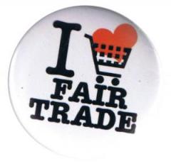 Zum 25mm Magnet-Button "I love fairtrade" für 2,00 € gehen.