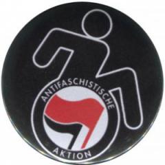 Zum 25mm Magnet-Button "RollifahrerIn Antifaschistische Aktion (rot/schwarz)" für 2,00 € gehen.
