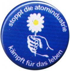Zum 25mm Magnet-Button "Stoppt die Atomindustrie" für 2,00 € gehen.