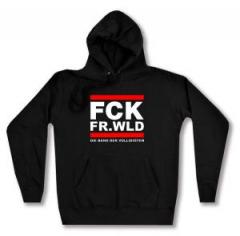 Zum taillierter Kapuzen-Pullover "FCK FR.WLD" für 28,00 € gehen.