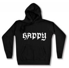 Zum taillierter Kapuzen-Pullover "Happy APPD" für 28,00 € gehen.