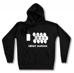 Zum taillierter Kapuzen-Pullover "Idiot Nation" für 28,00 € gehen.
